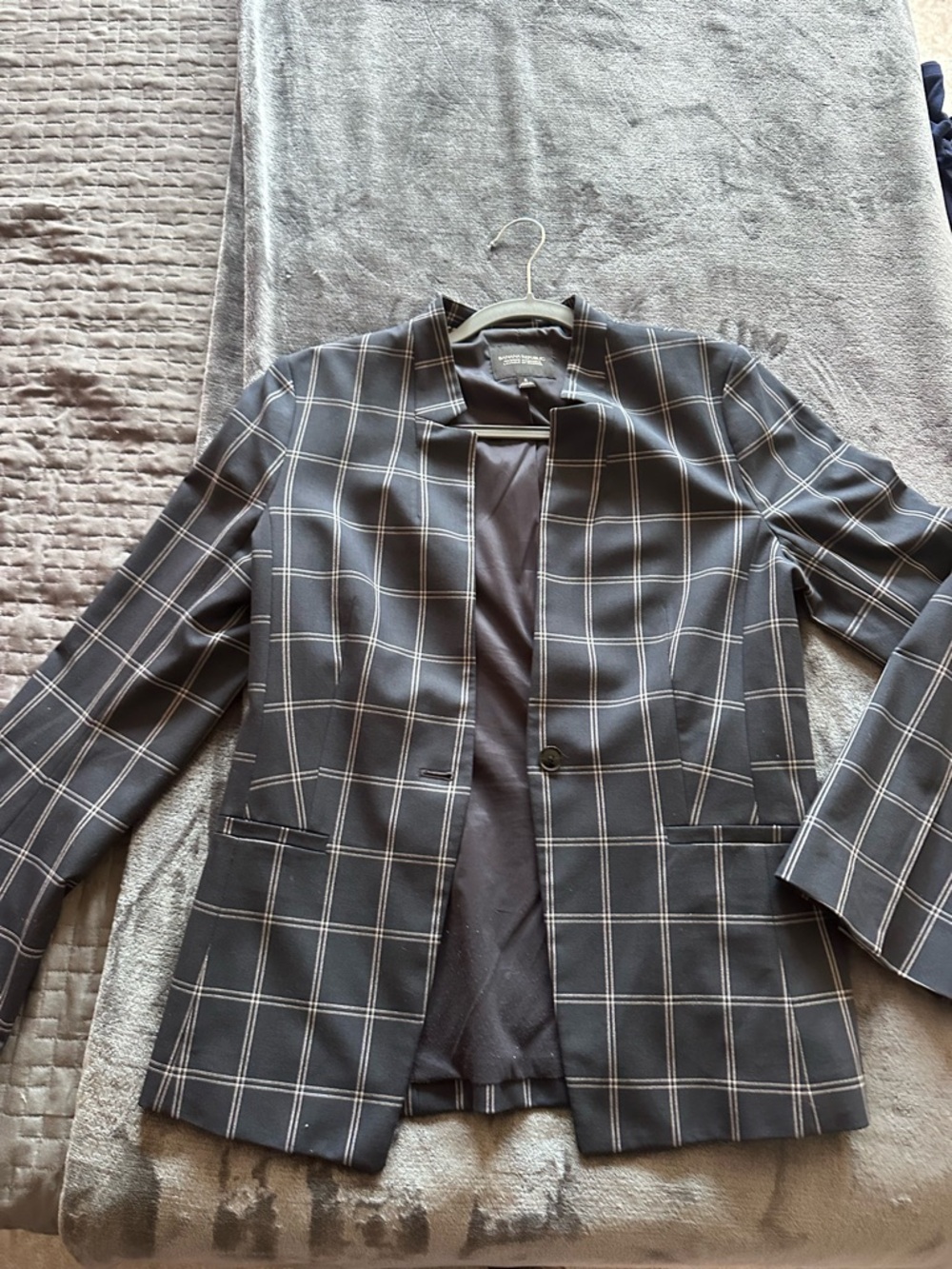 Plaid Banana Republic Blazer